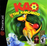 Kao the Kangaroo Sega Dreamcast US box art